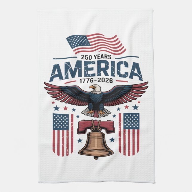 amerikas 250-årsjubileum kökshandduk (Vertikal)