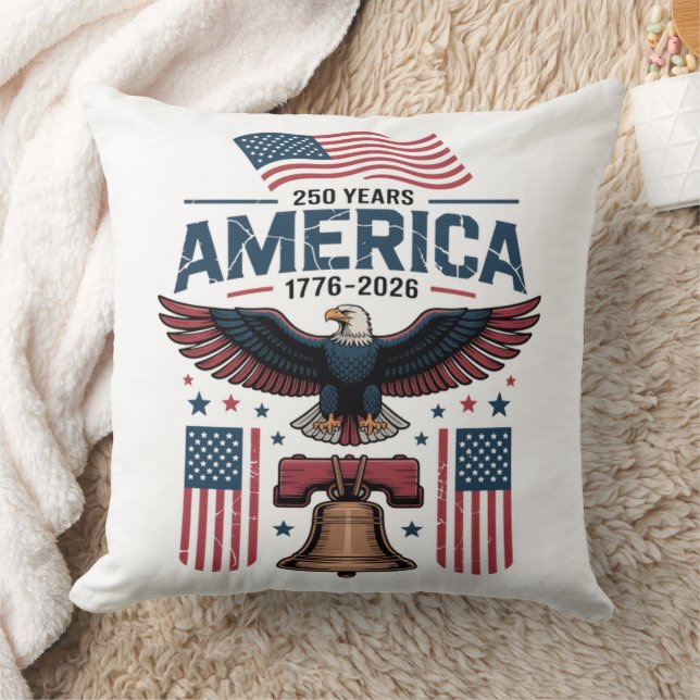 amerikas 250-årsjubileum kudde (Filt)