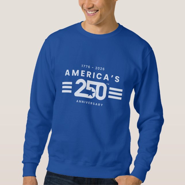 Amerikas 250-årsjubileum lång ärmad tröja (Framsida)
