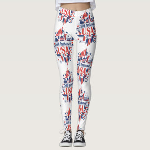 Amerikas 250-årsjubileum leggings