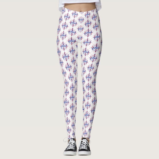 Amerikas 250-årsjubileum leggings (Framsida)
