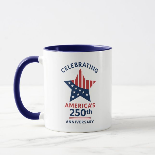 Amerikas 250-årsjubileum mugg (Vänster)