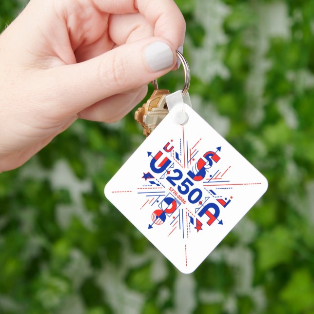 Amerikas 250-årsjubileum nyckelring (Hand)