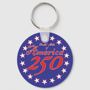 Amerikas 250-årsjubileum nyckelring