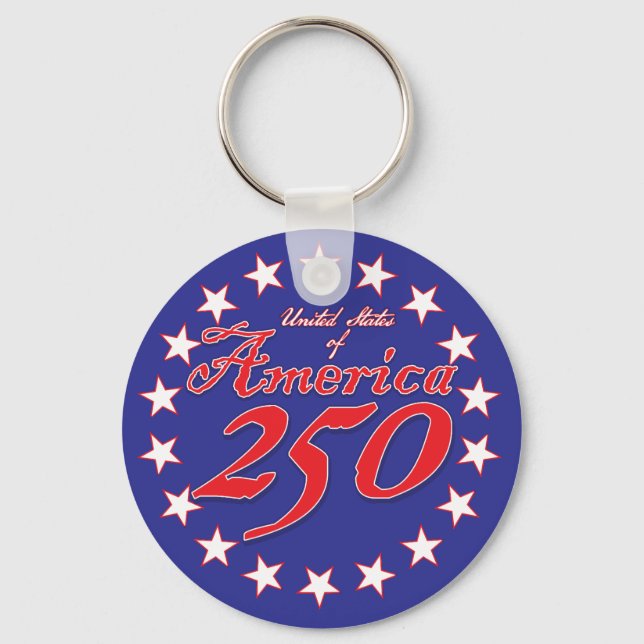 Amerikas 250-årsjubileum nyckelring (Framsida)