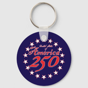 Amerikas 250-årsjubileum nyckelring