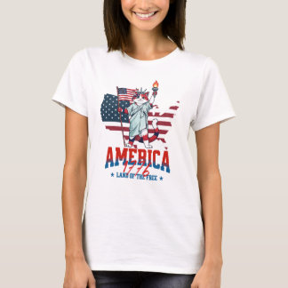 Amerikas 250-årsjubileum Patriotisk katt T Shirt