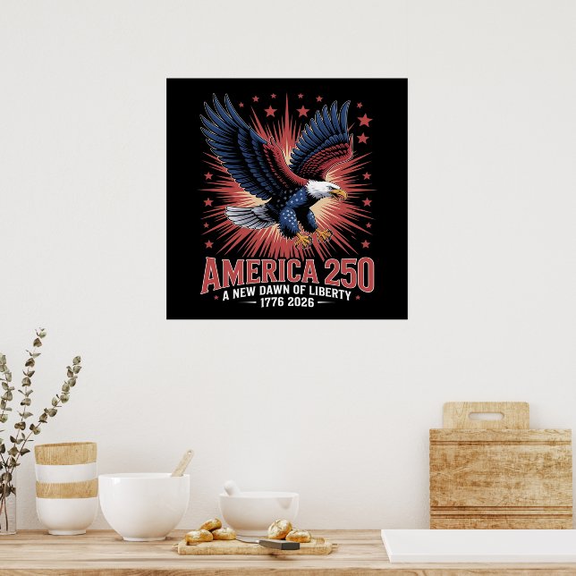 Amerikas 250-årsjubileum poster (Kök)