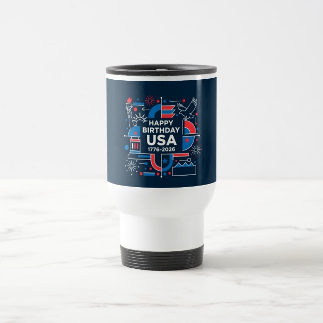Amerikas 250-årsjubileum resemugg (Center)