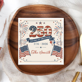 Amerikas 250-årsjubileum Servetter