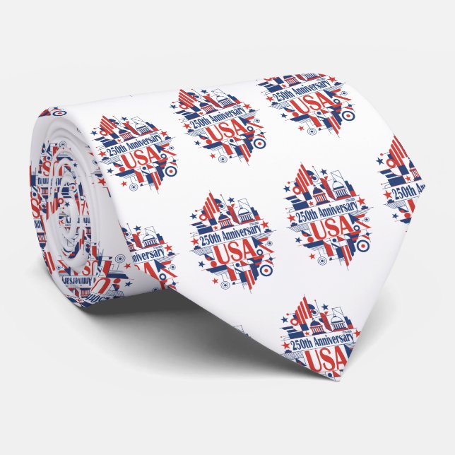 Amerikas 250-årsjubileum slips (Rullad)