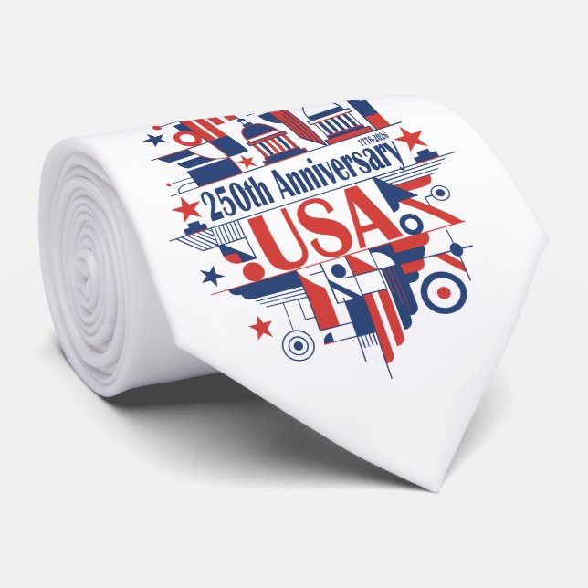 Amerikas 250-årsjubileum slips (Rullad)