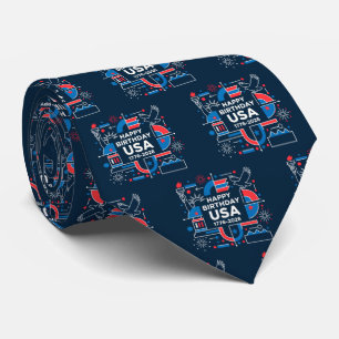 Amerikas 250-årsjubileum slips