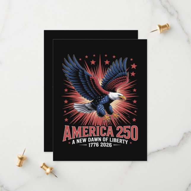 Amerikas 250-årsjubileum  spara datumet (Fram/Back In Situ)