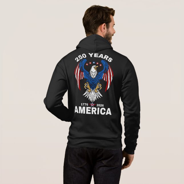 Amerikas 250-årsjubileum  t shirt (Hel baksida)