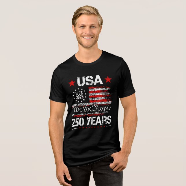 Amerikas 250-årsjubileum  t shirt (Framsida Full)