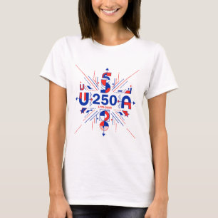 Amerikas 250-årsjubileum t shirt
