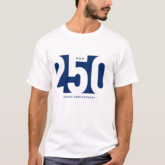 Amerikas 250-årsjubileum t shirt (Framsida)