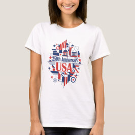 Amerikas 250-årsjubileum t shirt