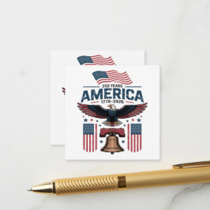 amerikas 250-årsjubileum tilläggskort