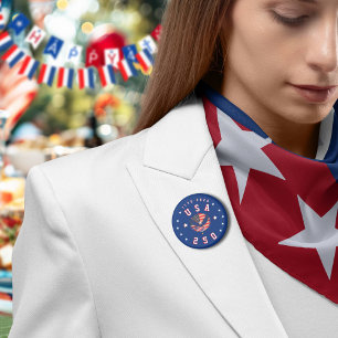 Amerikas 250-årsjubileum USA 250 1776 2026 Knapp