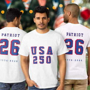Amerikas 250-årsjubileum USA 250 Sporttröja T Shirt
