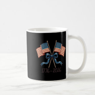 Amerikas 250-årsjubileum USA Flagga Bow 1776-2026 Kaffemugg