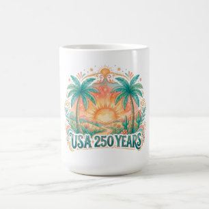 Amerikas 250-årsjubileum USA Palm Beach Kaffemugg