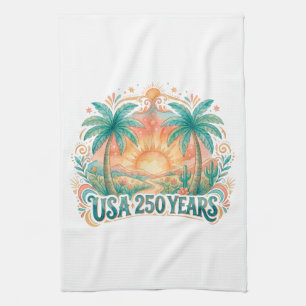 Amerikas 250-årsjubileum USA Palm Beach Kökshandduk