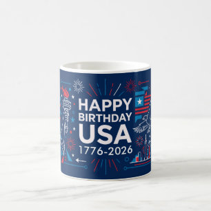 Amerikas 250-årsjubileum V2 Kaffemugg