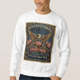 Amerikas 250-årsjubileum Version 1 Lång Ärmad Tröja