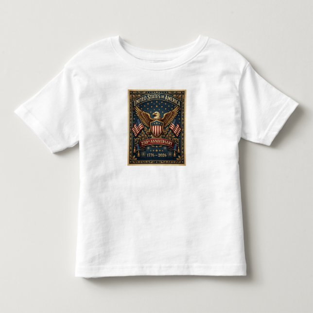 Amerikas 250-årsjubileum Version 1    T Shirt (Framsida)