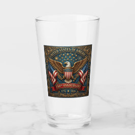 Amerikas 250-årsjubileum Version 2 Glaskopp