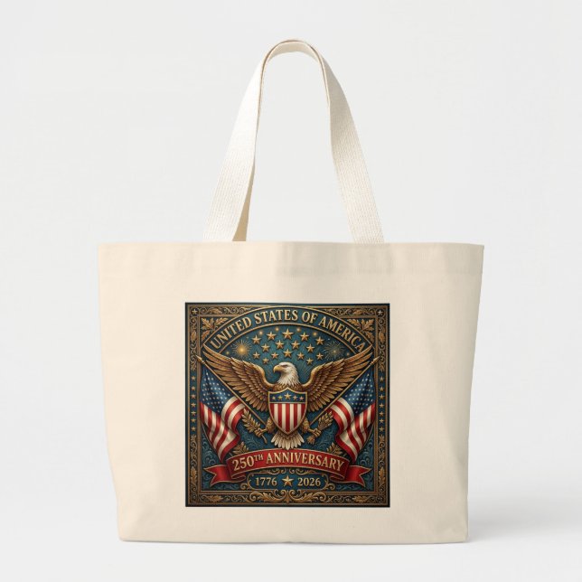 Amerikas 250-årsjubileum Version 2 Jumbo Tygkasse (Framsidan)