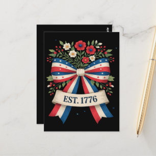 Amerikas 250-årsjubileum vykort