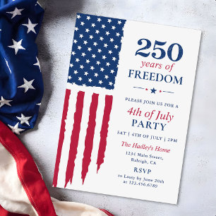 Amerikas 250-årsjubileumsevenemang inbjudningar