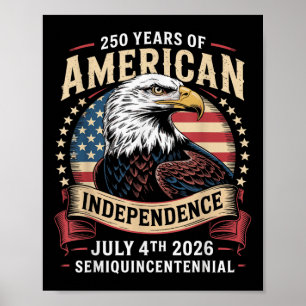 Amerikas 250-årsjubileumsfirande 250 år Am Poster