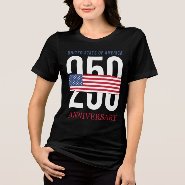 Amerikas 250-årsjubileumshyllning  t shirt (Framsida)