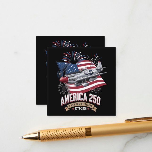 Amerikas 250-årsjubileumsplan tilläggskort (Fram/Back In Situ)