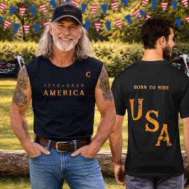 Amerikas 250:e Born To Ride Team Group T Shirt