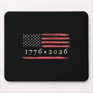 Amerikas 250:e födelsedag 1776-2026 USA flagga 250 Musmatta