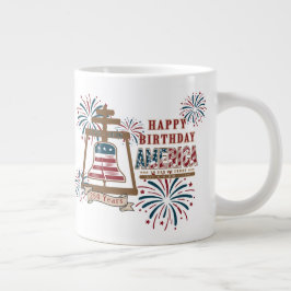 Amerikas 250:e Riverside Raincross Jumbo Mugg