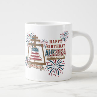 Amerikas 250:e Riverside Raincross Jumbo Mugg