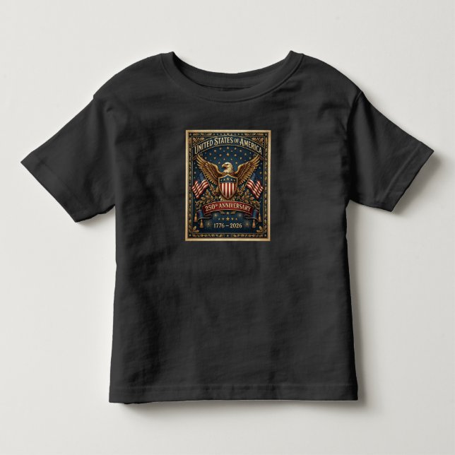 Amerikas 250:e Version 1    T Shirt (Framsida)