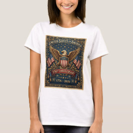 Amerikas 250:e Version 1 T Shirt