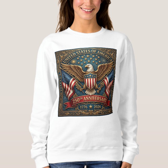 Amerikas 250:e Version 2 T Shirt (Framsida)
