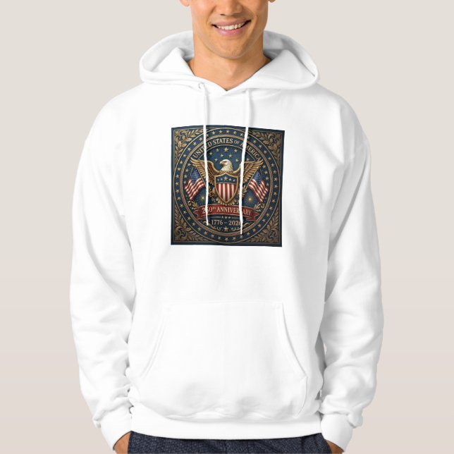 Amerikas 250:e Version 3 Hoodie (Framsida)