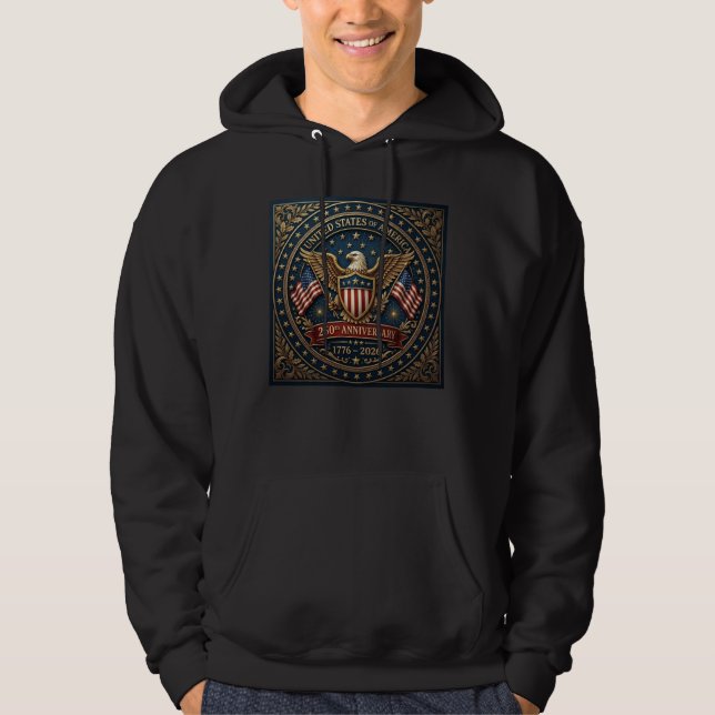 Amerikas 250:e Version 3 Hoodie (Framsida)