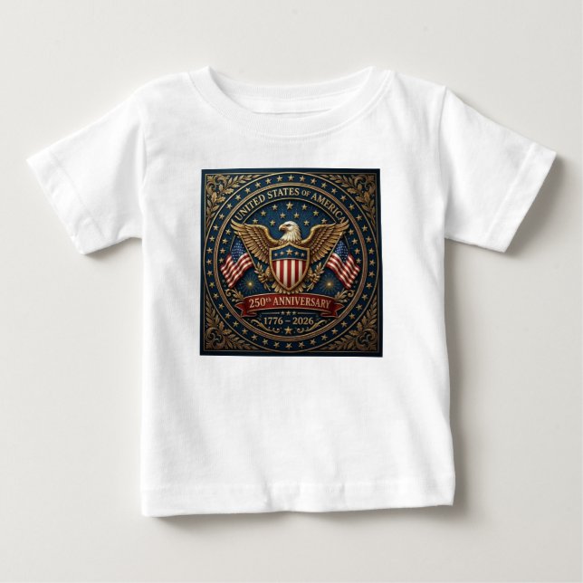 Amerikas 250:e Version 3 T Shirt (Framsida)