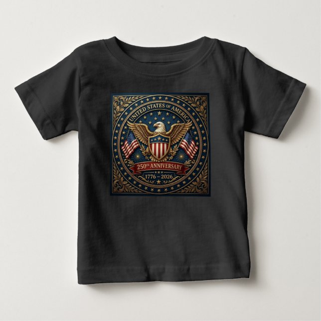 Amerikas 250:e Version 3 T Shirt (Framsida)